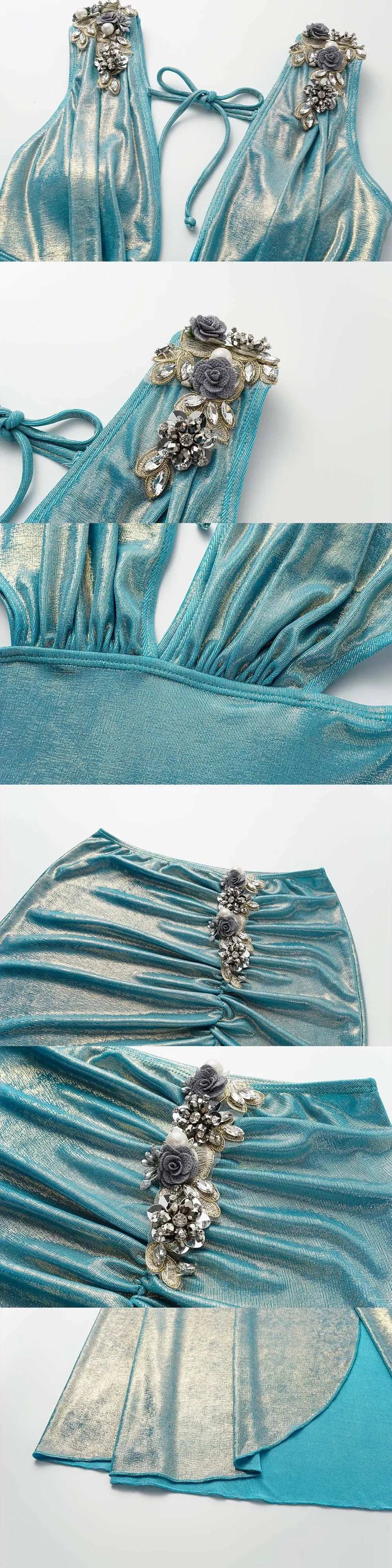2025 3D Flower Bikini Bandage Swimsuit High Waist Swimwear for Women Brazilian Bikini 3 Pics Bathing Suits Summer Female